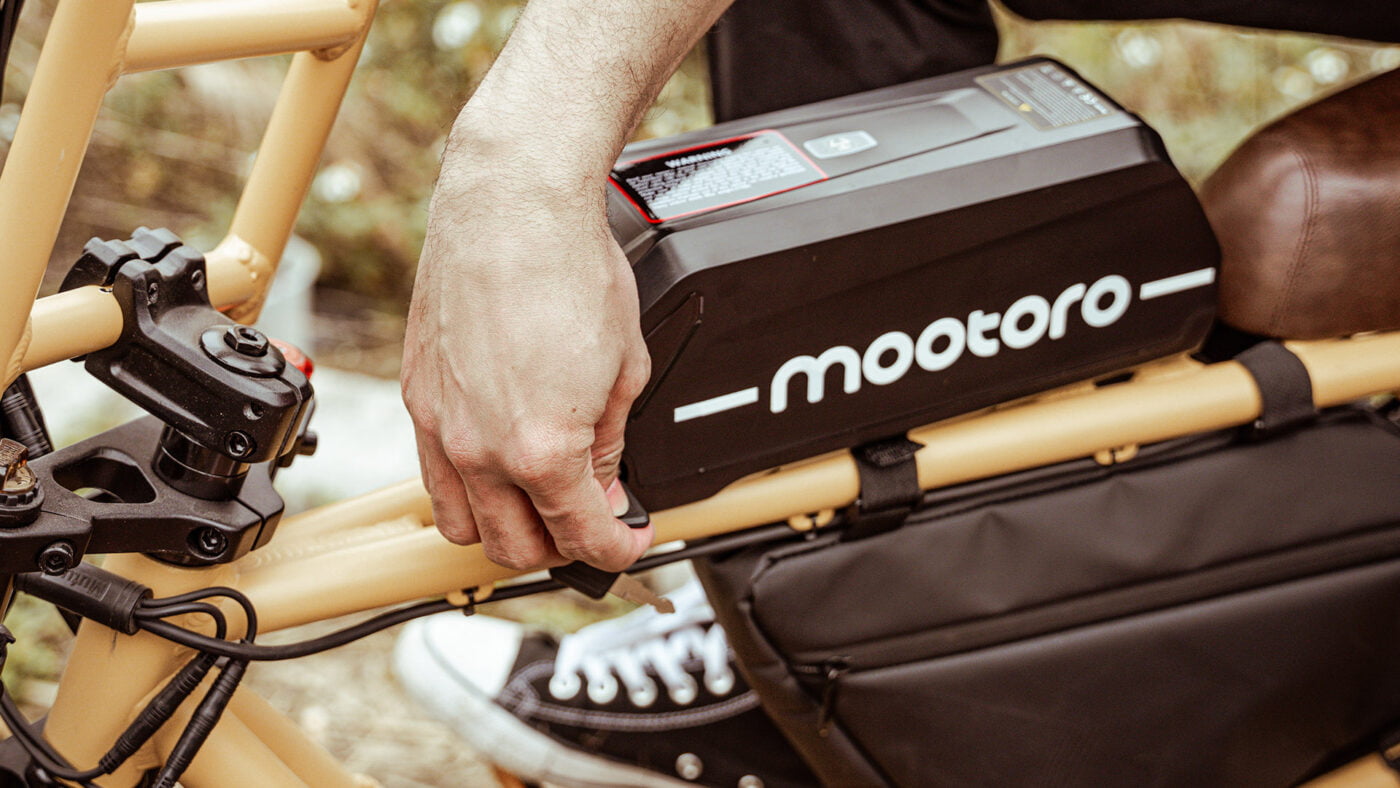 Convenient and Long-Lasting - R1S Electric Bike Cruiser with Removable Battery