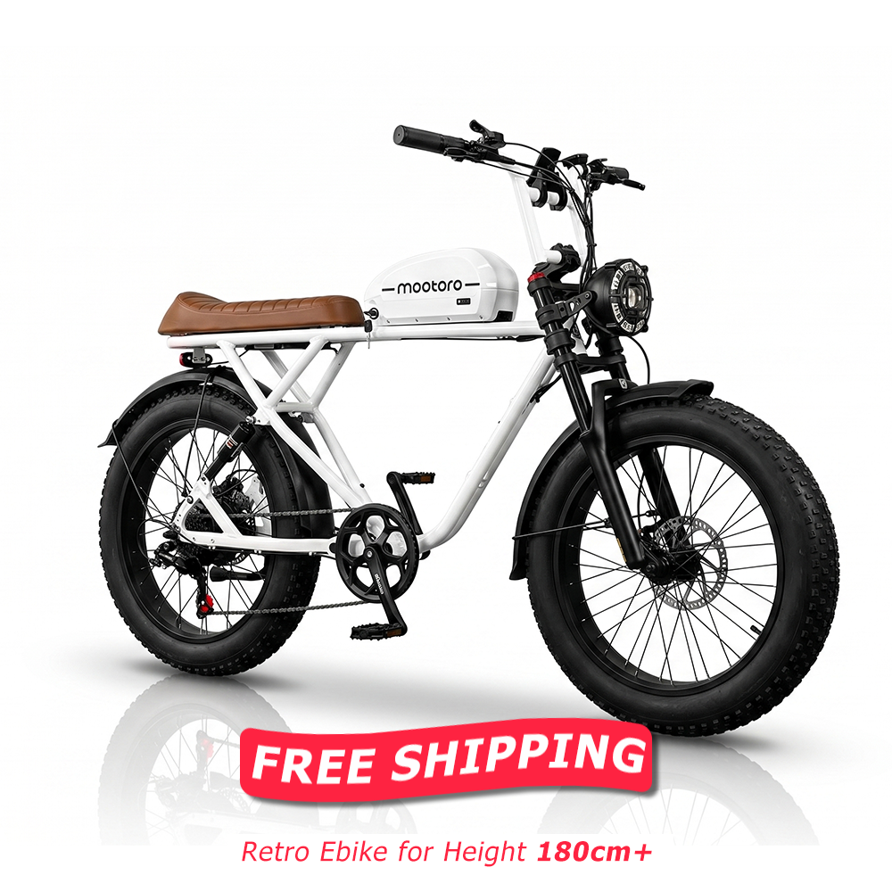 R1cafe 24" Fat-Tire Electric Cafe Racer | 1000W | 52V 20Ah