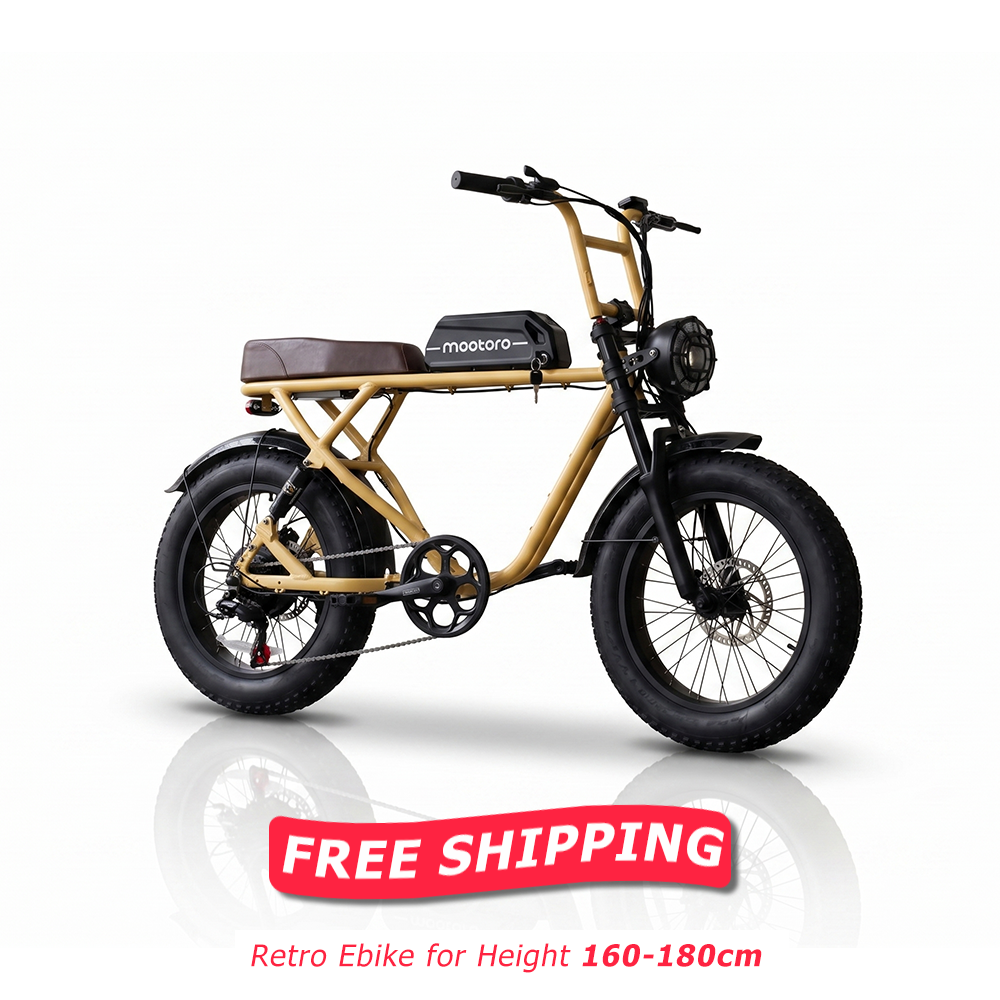 R1s 500W Electric City Bike | 20" 48V 12.5Ah | Cafe Racer Style
