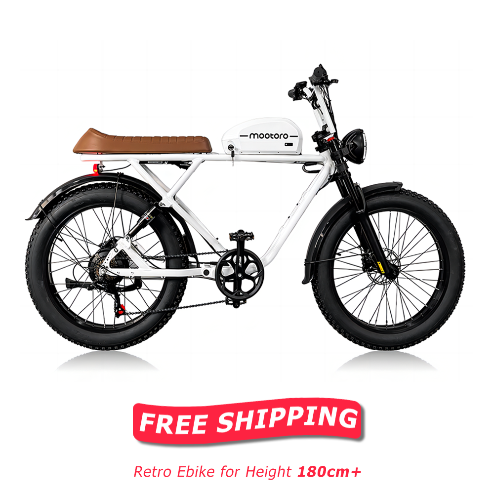 R1cafe 24" Fat-Tire Electric Cafe Racer | 1000W | 52V 20Ah